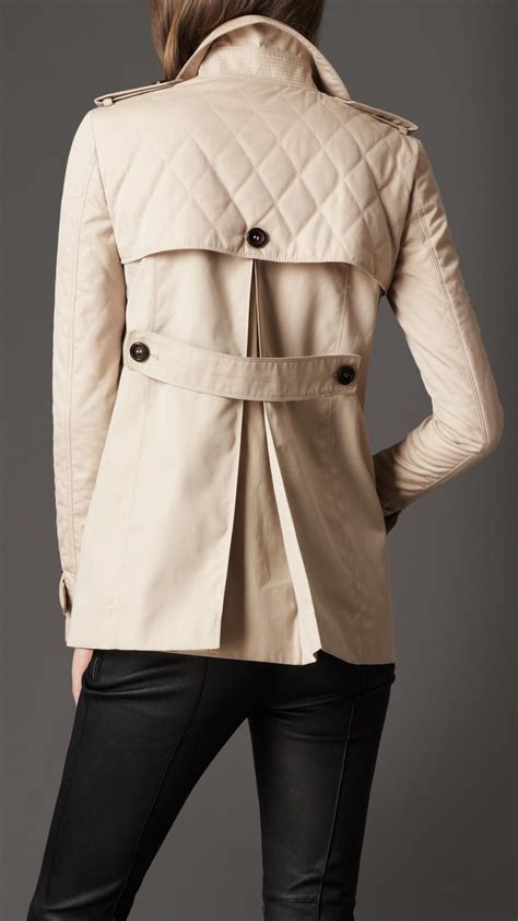 burberry textured short coat|burberry short trench coat.